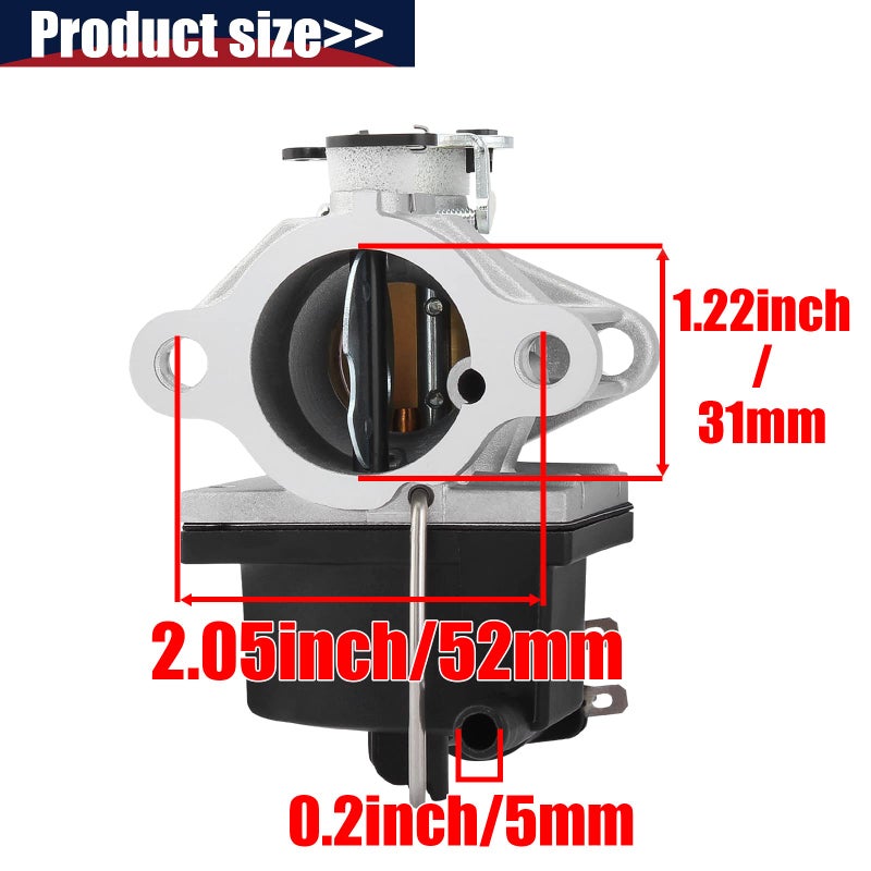 QAZAKY Carburetor Compatible with Tecumseh 640330 640330A 640034 640034A 640072 640072A 640159 OV490EA OHV14 OHV15 OHV16 OHV17 OHV135 OHV140 OHV150 OHV155 OHV160 OHV165 OHV170 OHV175 OHV180 - Image 3